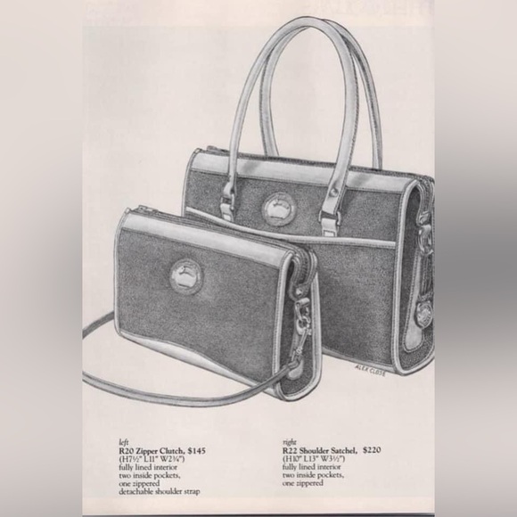 Vintage Dooney and Bourke Shoulder Satchel - Picture 11 of 12